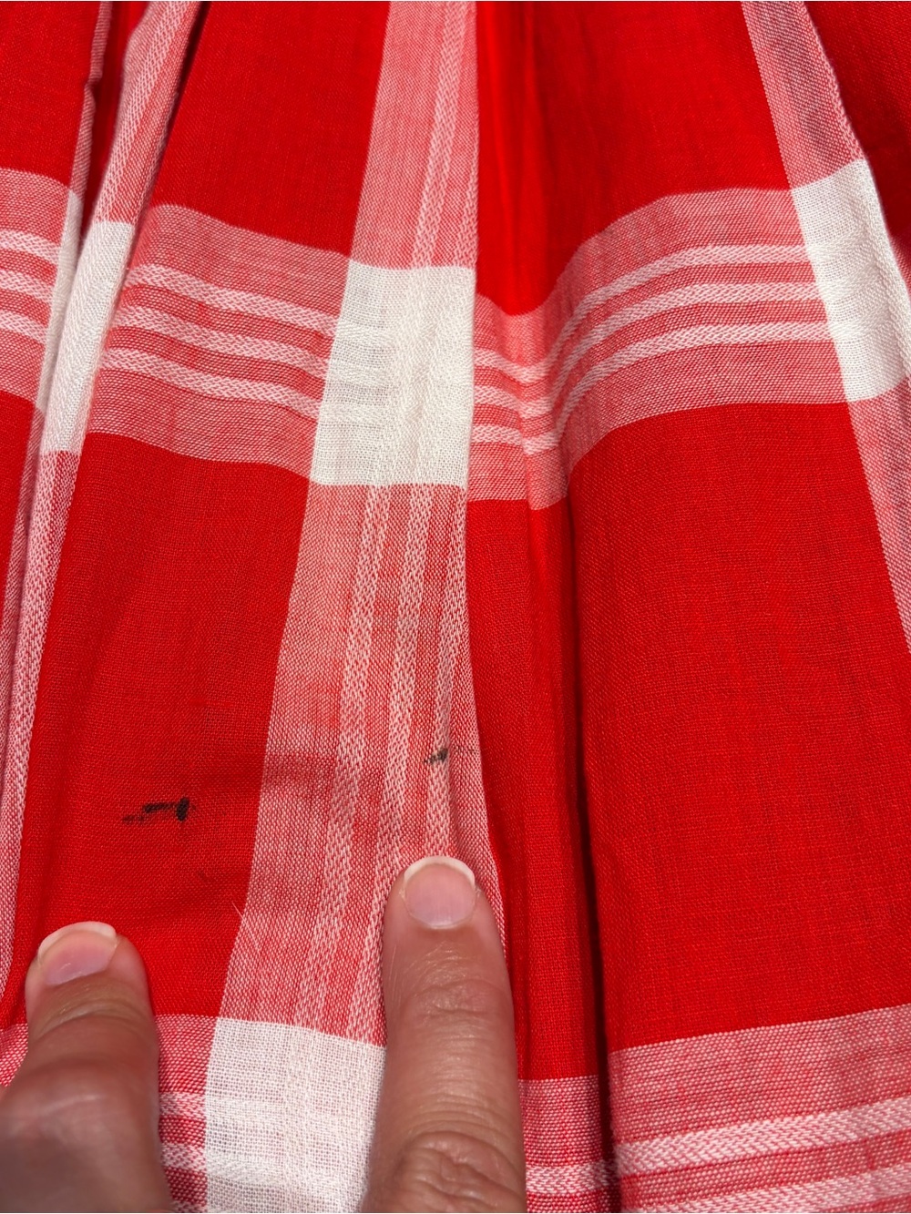 Vintage Jonathan Logan Dress Women’s Size 00/0 Red Plaid Midi Dress - Picture 6 of 7